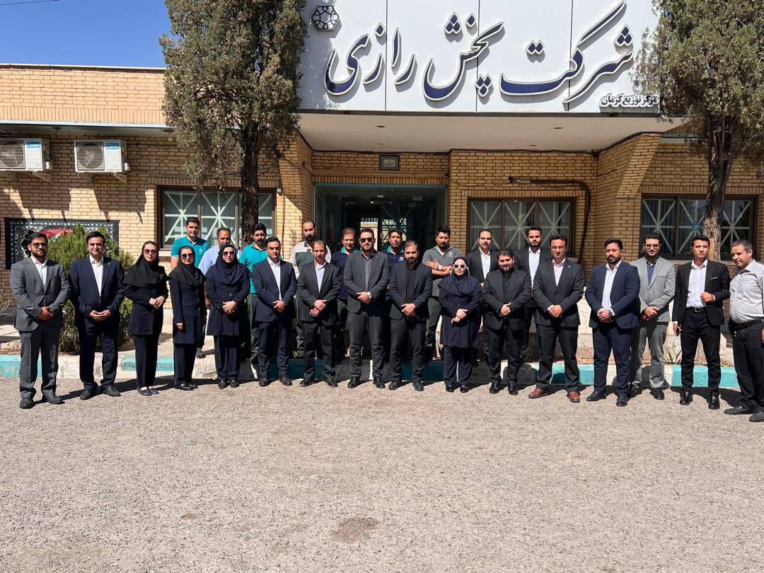بازدید میدانی مدیران پخش رازی از مرکز توزیع کرمان
