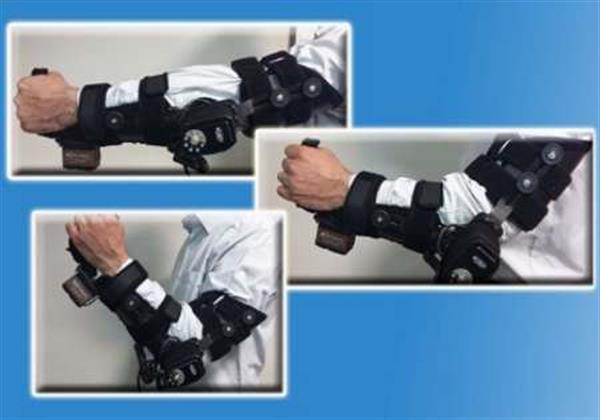 موفقیت محقق دانشگاه شریف درطراحی و ساخت ربات کمک حرکتی آرنج و مچ